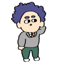 [LINEスタンプ] 心操くんのあんまり動かないスタンプ