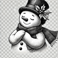 [LINEスタンプ] 雪だるま感情物語 - 限定クリスマス版