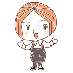 [LINEスタンプ] 売店のお姉さん