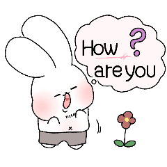 [LINEスタンプ] ｛Family｝うさよし3『English』