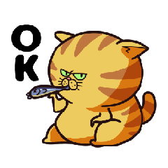 [LINEスタンプ] 使いやすいぽっちゃり猫達【にぼしーず】