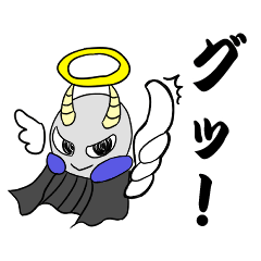 [LINEスタンプ] 天使と悪魔の「てんま君」！！