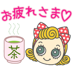 [LINEスタンプ] Retro pop ナンシー         顔だけver.