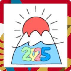 [LINEスタンプ] 2025年 年末年始スタンプ