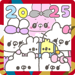 [LINEスタンプ] enacocoの2025お正月