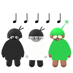 [LINEスタンプ] ぺしおちゃんとみなさんたち