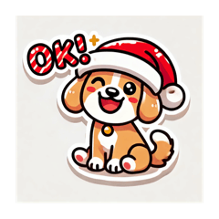 [LINEスタンプ] クリスマスわんちゃんスタンプ