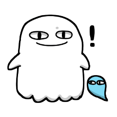 [LINEスタンプ] おばけとたましい