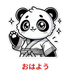 [LINEスタンプ] ゆるーいパンダの日常