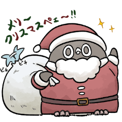 [LINEスタンプ] 【冬】虚無かわいいアデリーペンギン