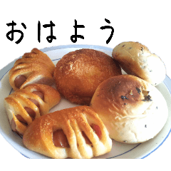 [LINEスタンプ] 食べ物集めました