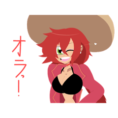 [LINEスタンプ] もえリンプロジェクトのメキシコガール