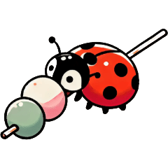 [LINEスタンプ] かわいいテントウムシスタンプ2