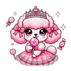 [LINEスタンプ] プリンセスわんこ2