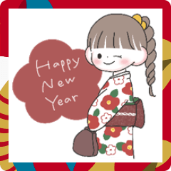 [LINEスタンプ] 【冬・年末年始】Chama.のゆるかわスタンプ