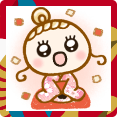 [LINEスタンプ] 可愛い年末年始♡