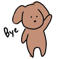 [LINEスタンプ] Cute puppy ！