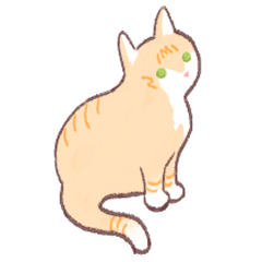 [LINEスタンプ] 茶トラのねこちゃん