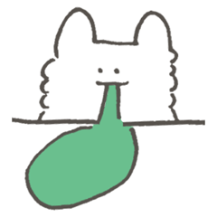 [LINEスタンプ] うさぎねこ ( キ メ ラ )