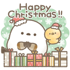 [LINEスタンプ] クリスマス＆お正月＊シマエナガさん。