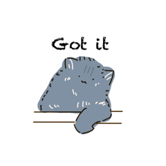 [LINEスタンプ] うちの猫たち 英語バージョン