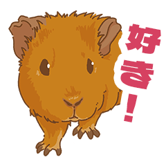 [LINEスタンプ] たっぷりモルモットスタンプ第一弾