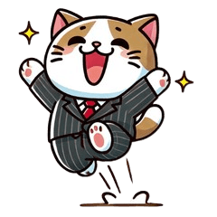 [LINEスタンプ] 時短で伝えるにゃ！働きネコの日常スタンプ