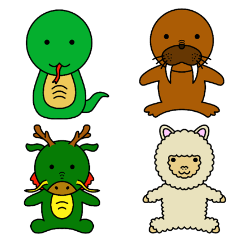 [LINEスタンプ] かわいい動物たちのご挨拶 第9弾