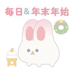 [LINEスタンプ] ふたごうさぎのポァとポョ