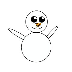 [LINEスタンプ] 雪ダルマン！