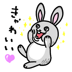 [LINEスタンプ] ウサギノトモコ