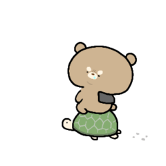 [LINEスタンプ] もちっこぐま 冬