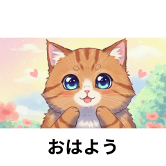 [LINEスタンプ] 基本的なねこの動き