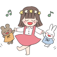 [LINEスタンプ] すいちゃんとうさぎ3