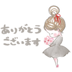 [LINEスタンプ] 【敬語】毎日使えるリジちゃんスタンプ