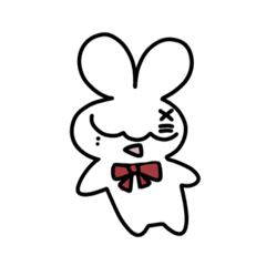 [LINEスタンプ] 珍獣戯画うさぎ