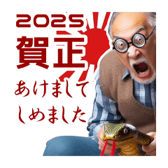 [LINEスタンプ] 2025年賀正あけおめラインスタンプ