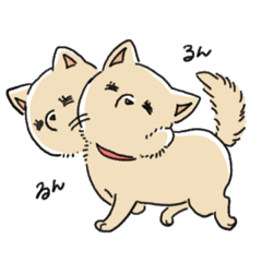 [LINEスタンプ] ちょびっとさぬき犬