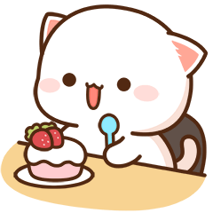 [LINEスタンプ] もちもち動くももねこちゃん15