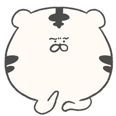 [LINEスタンプ] ホワイトたいがくん2