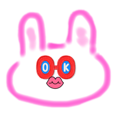 [LINEスタンプ] くせつよなうさぎちゃん