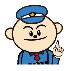 [LINEスタンプ] 大阪まもる君スタンプ 防犯verの画像（メイン）