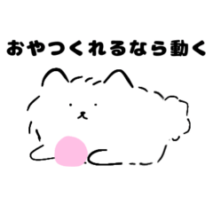 [LINEスタンプ] 白のポメラニアンのスタンプ