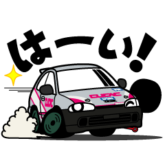 [LINEスタンプ] 大好き！90年代小型ハッチバックカー