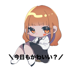 [LINEスタンプ] むらさき。