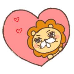 [LINEスタンプ] 毎日使えるライオンちゃん