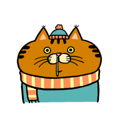 [LINEスタンプ] とらねこ！冬と年末年始のご挨拶