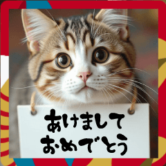 [LINEスタンプ] 年末年始に使える猫スタンプ