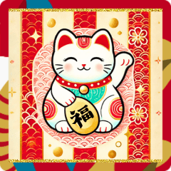 [LINEスタンプ] 新年に！縁起の良い背景