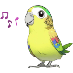 [LINEスタンプ] 優しく伝わる日常会話 インコ 敬語